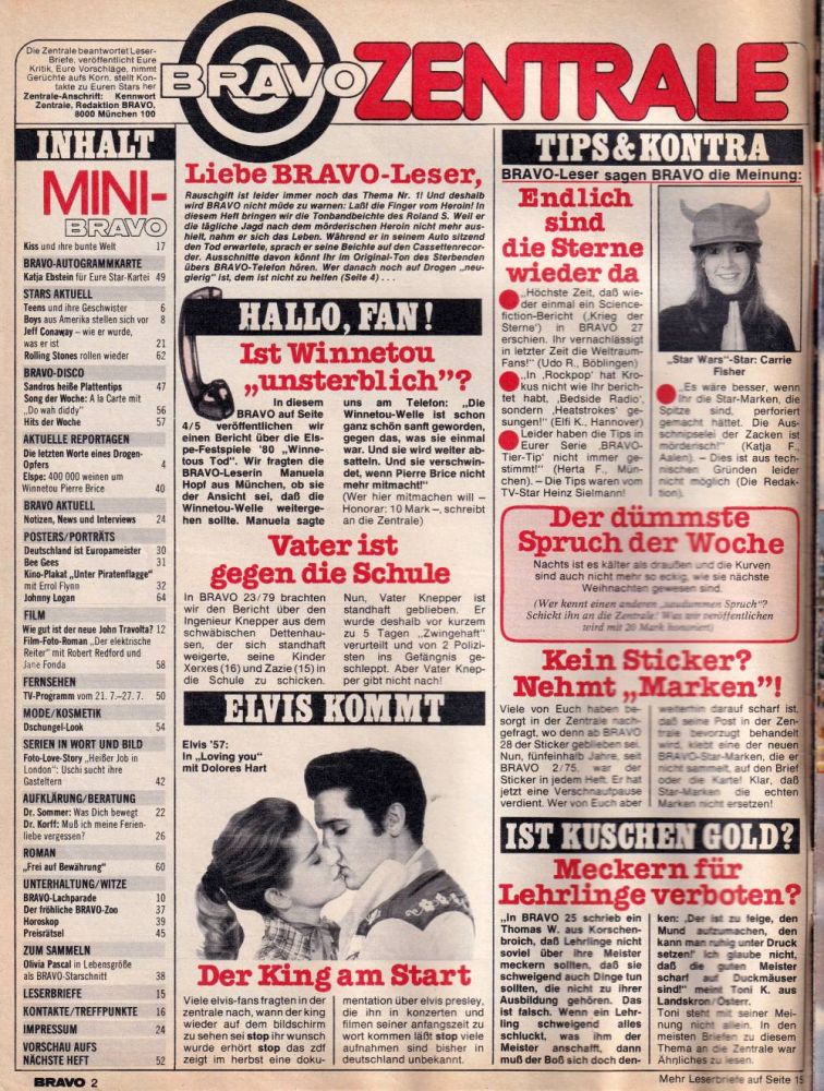 bravo 30 1980 Inhalt