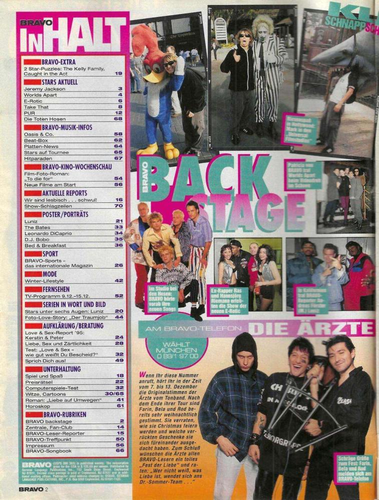bravo 50 1995 content