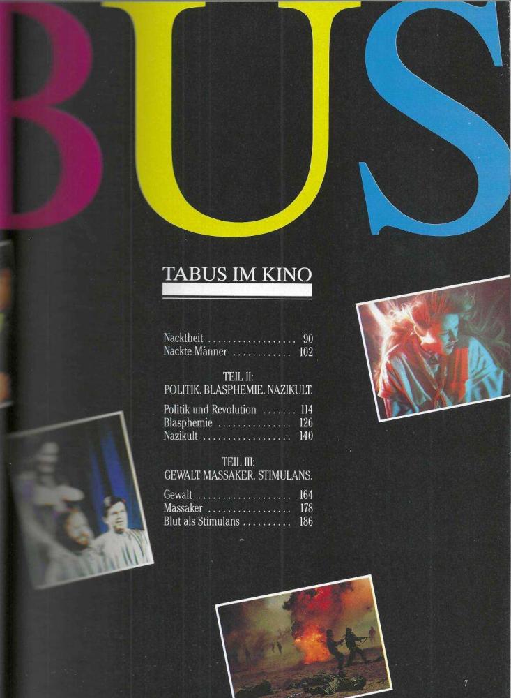 cinema filmbuch 1989 tabus Inhalt b