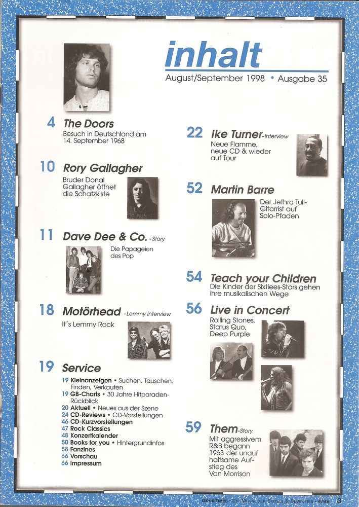 Good Times 4-98 index