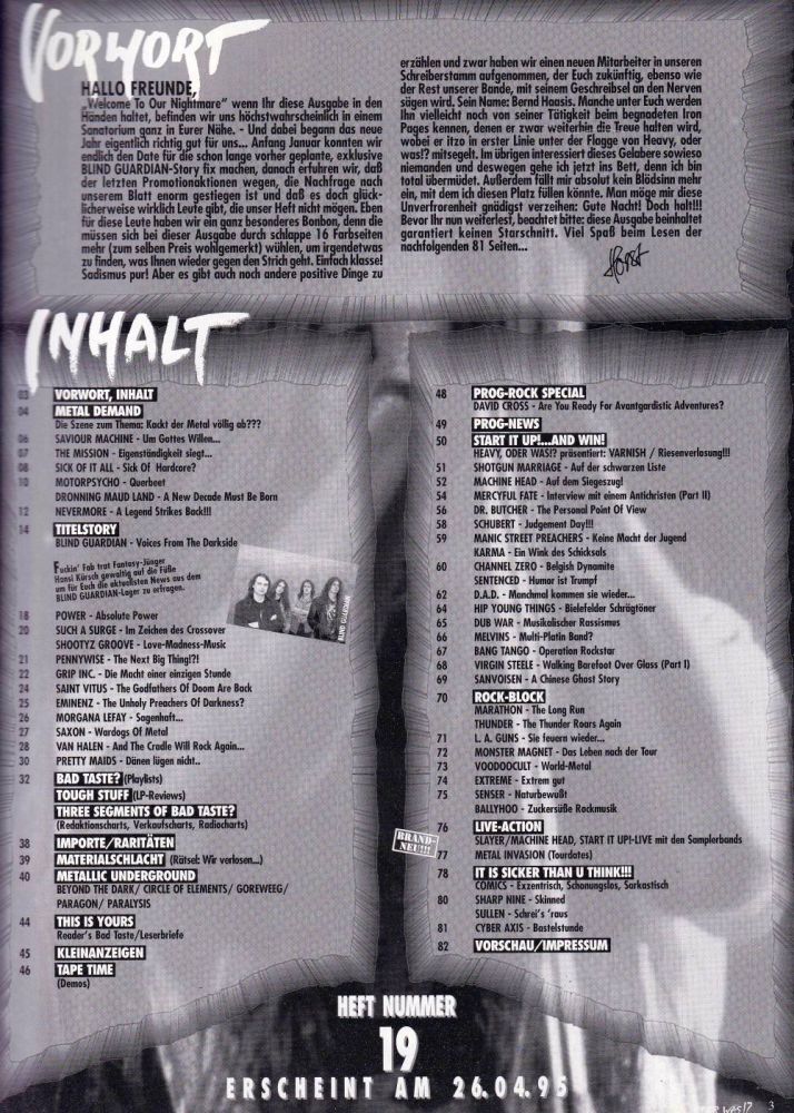 Heavy oder was 03 1995 content