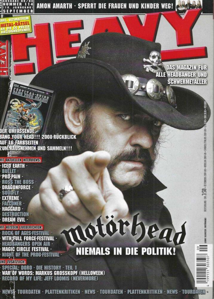 heavy oder was 09 2008 cover