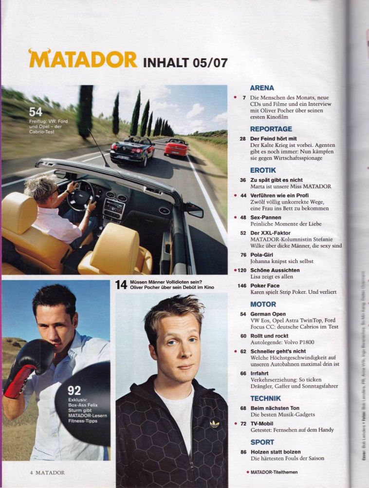 matador 05 2007 index a