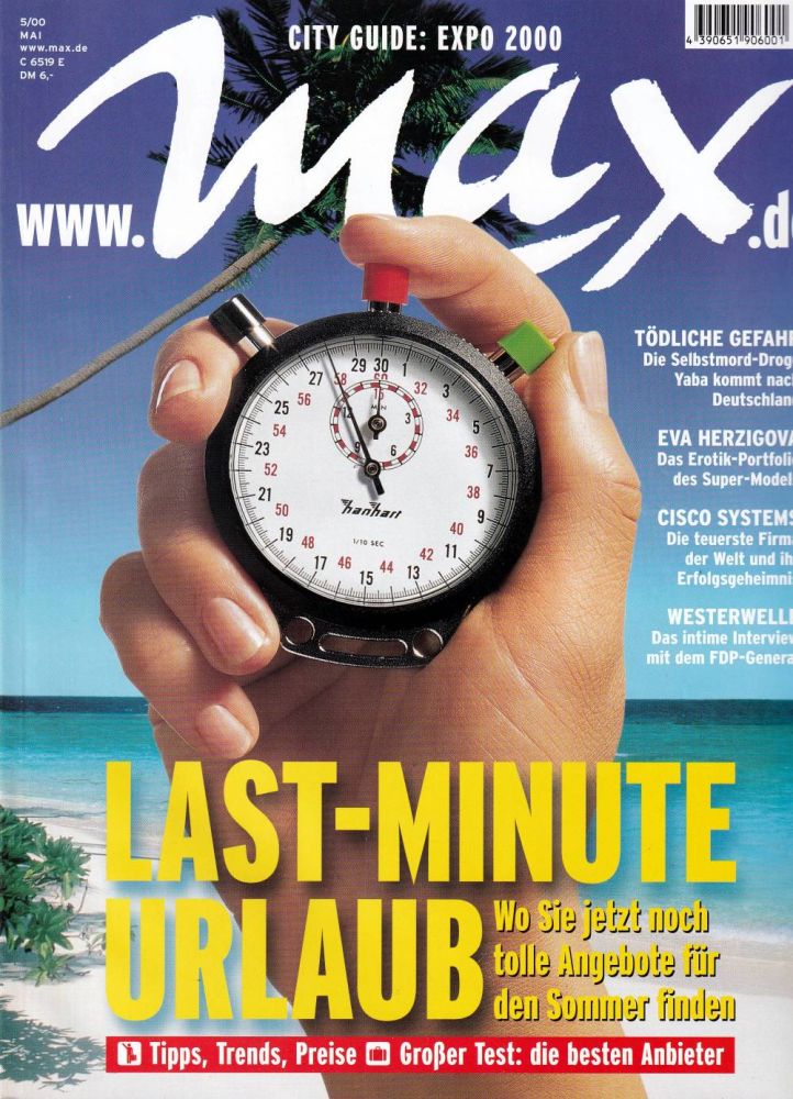 Max Magazin 05-2000 Heftcover