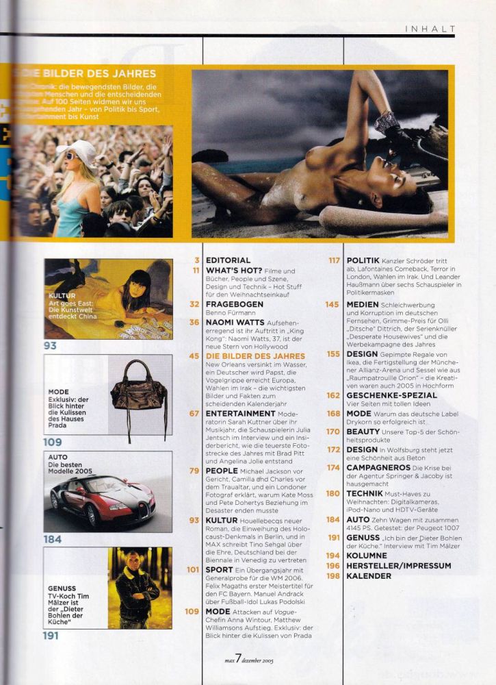 max magazine 12 2005 content b