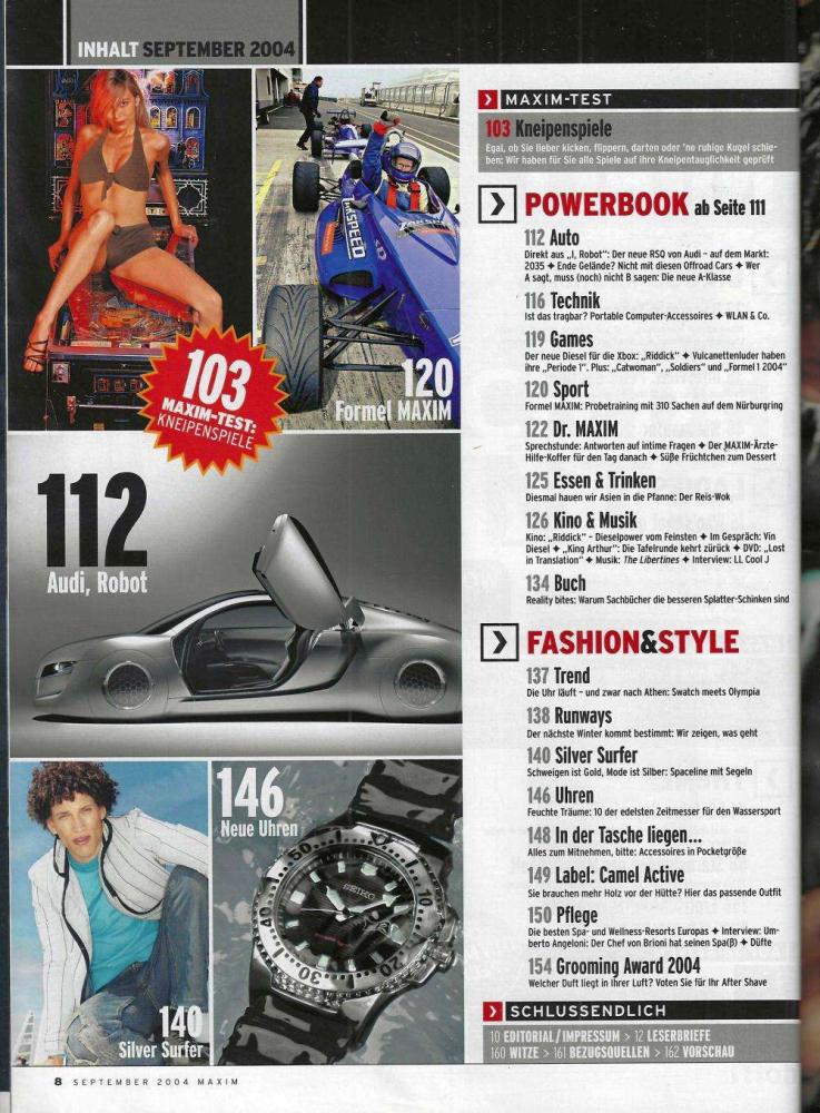 maxim 09 2004 Inhalt b