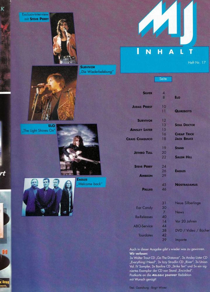 melodic journey Nummer 17 Inhalt