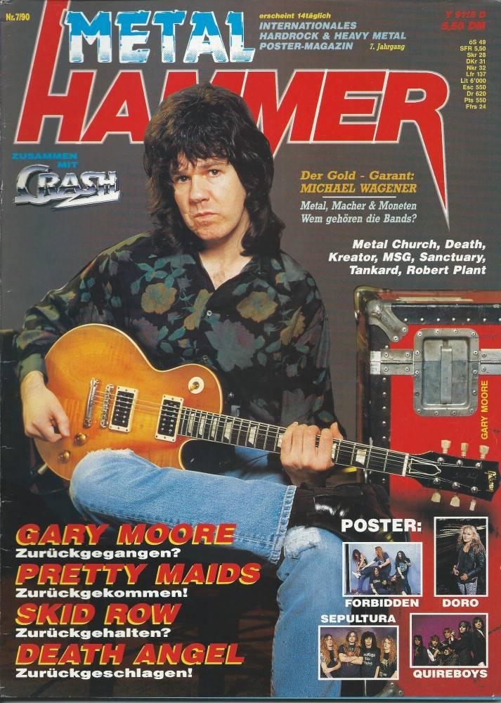 Metal Hammer Magazine 07 1990 cover