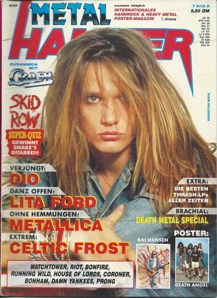 Metal Hammer (08-1990) cover