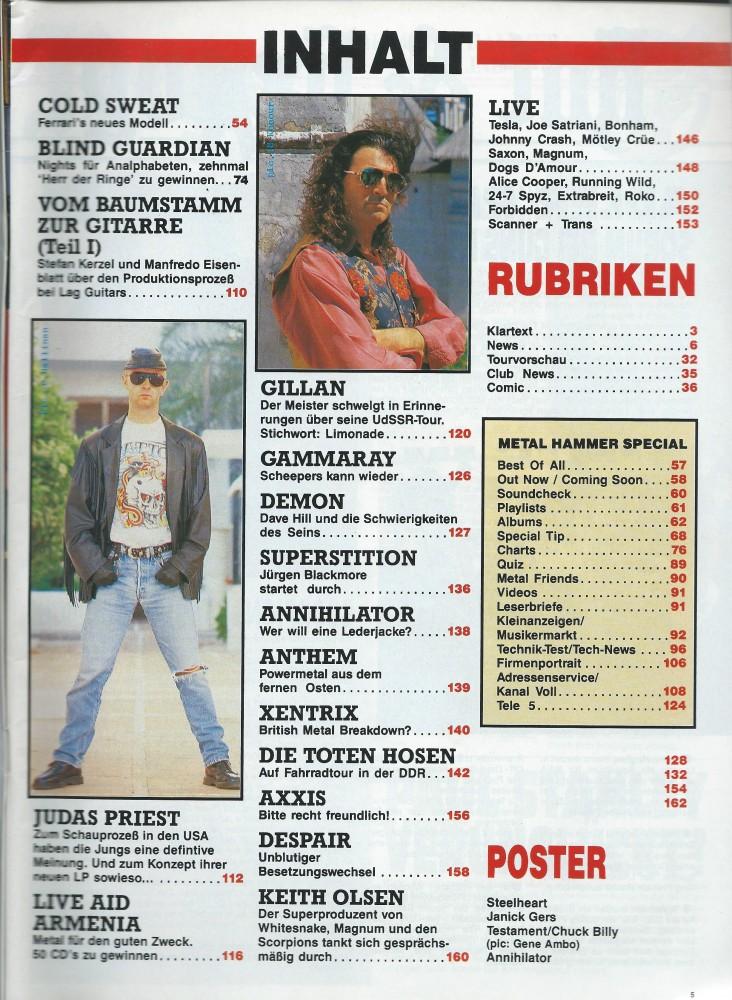 Metal Hammer 17-18 1990  content b