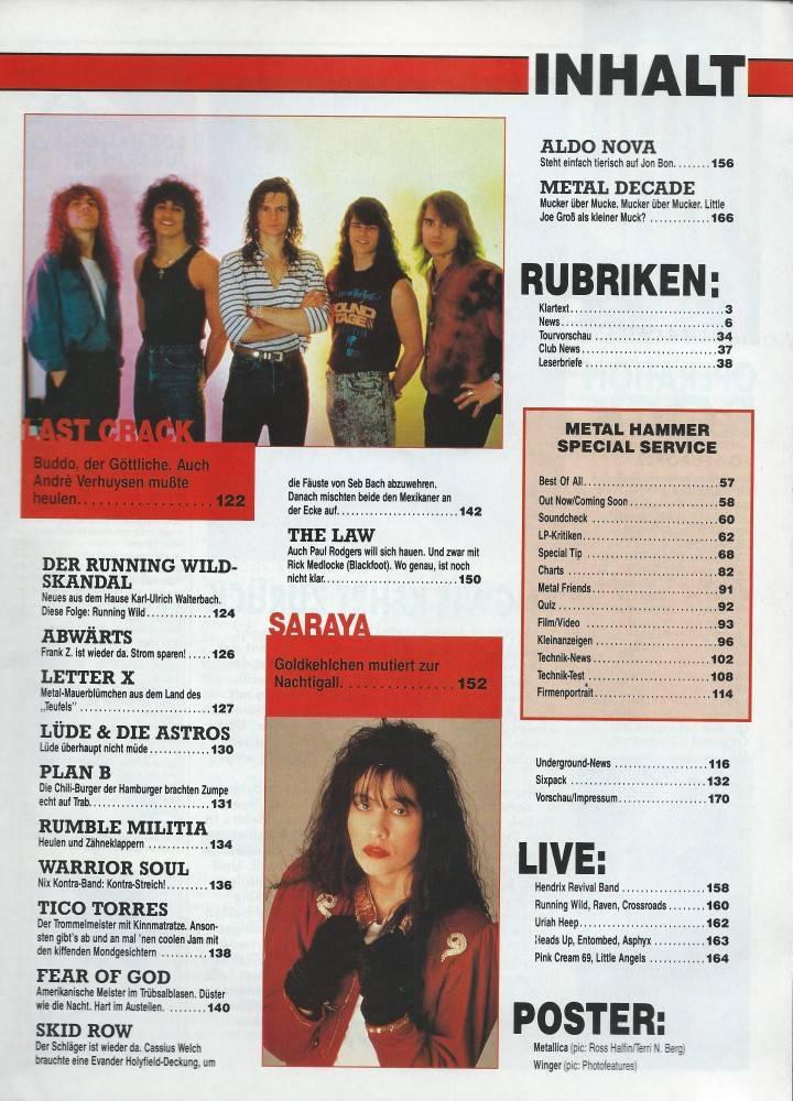 Metal Hammer 06-1991 content b