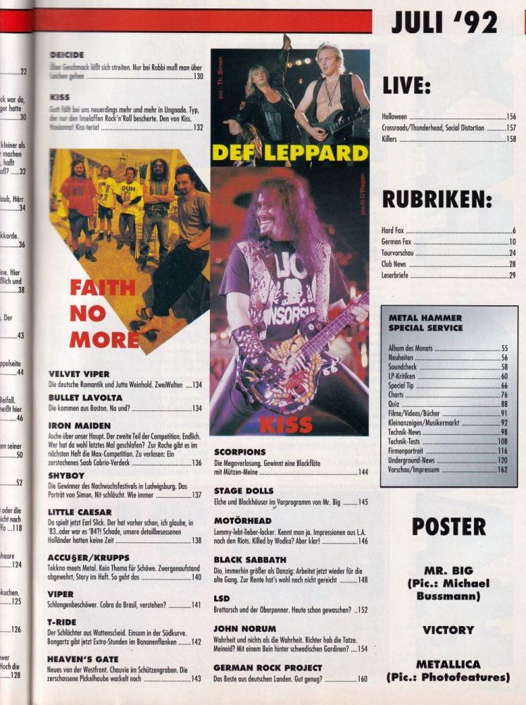 Metal Hammer 07/1992 content b
