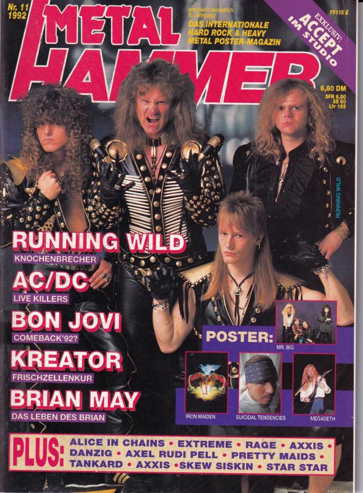 Metal Hammer 11-1992 cover