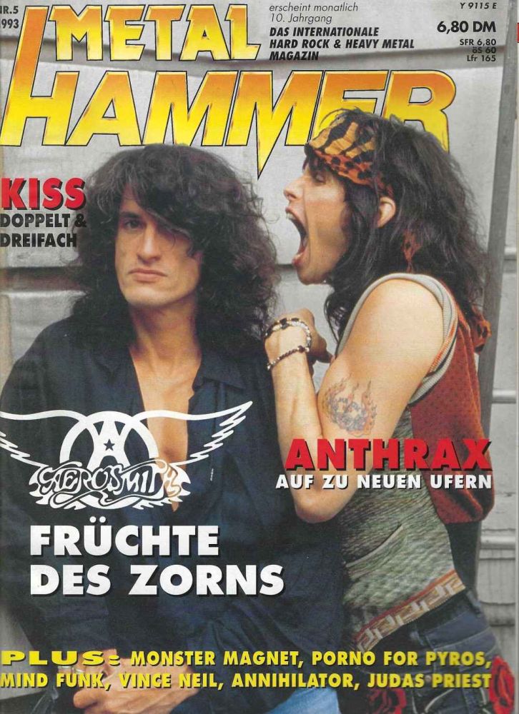Metal Hammer 05/1993 Heftcover