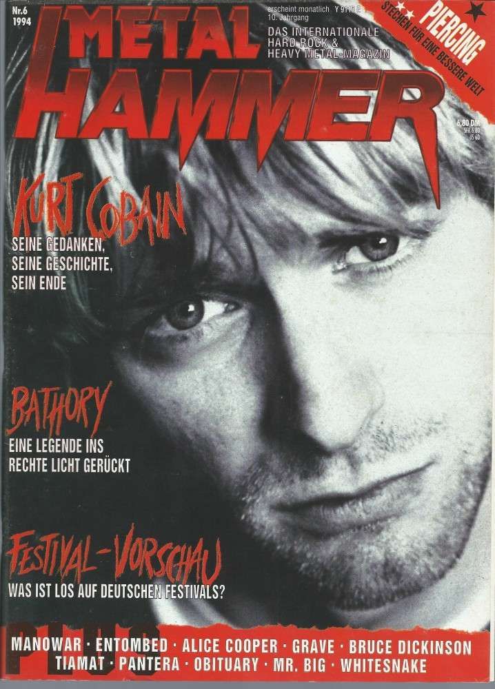 Metal Hammer 06 1994 cover