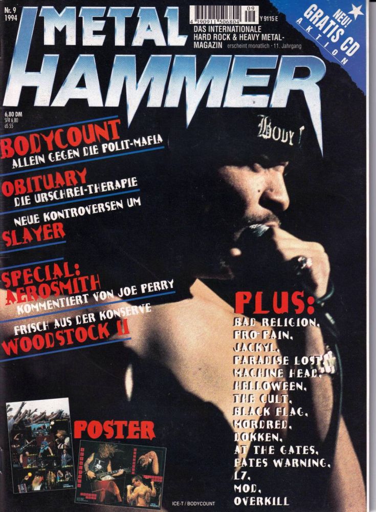 Metal Hammer 09 1994 cover