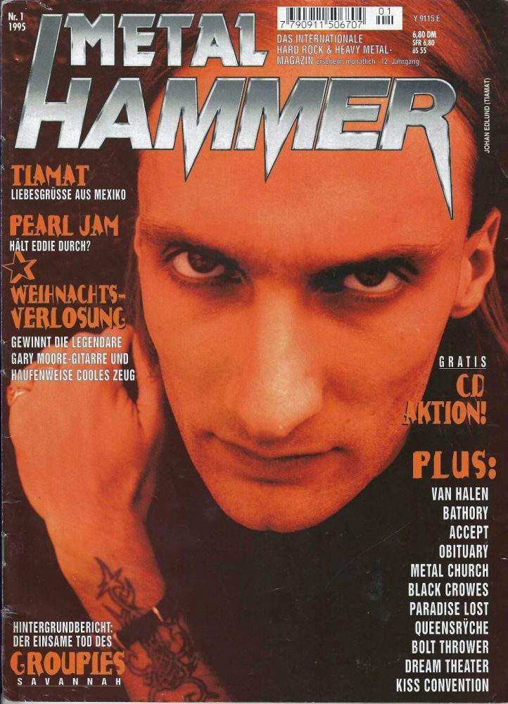 Metal Hammer 01 1995 cover