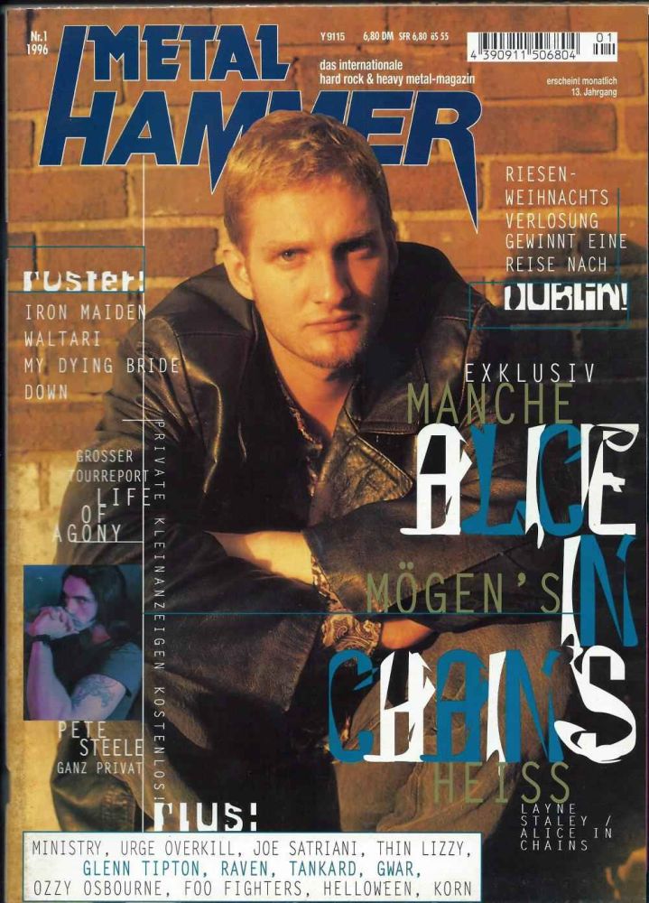Metal Hammer 01-1996 Heftcover