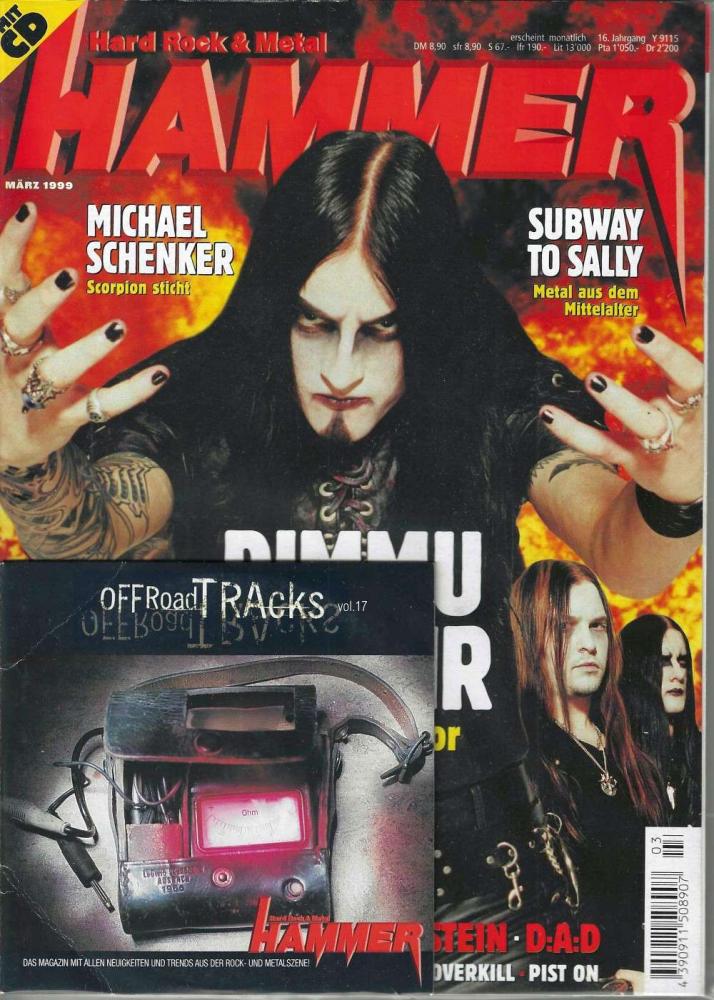 Metal Hammer 03-1999 Heftcover CD