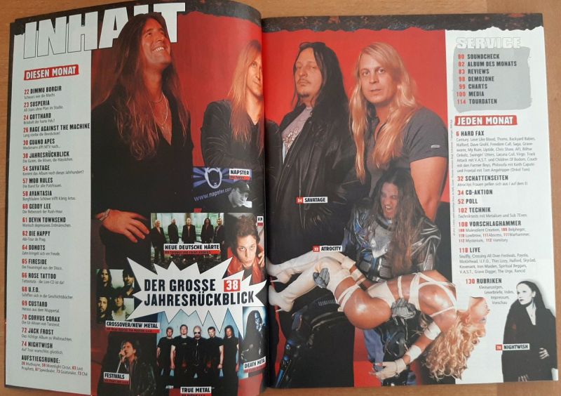 Metal Hammer 01 2001 content a
