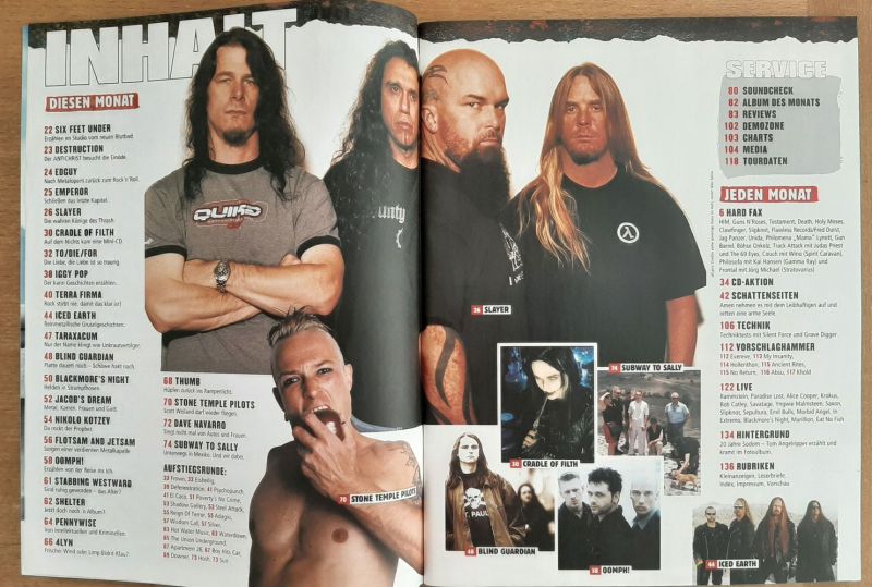 Metal Hammer 07 2001 content a