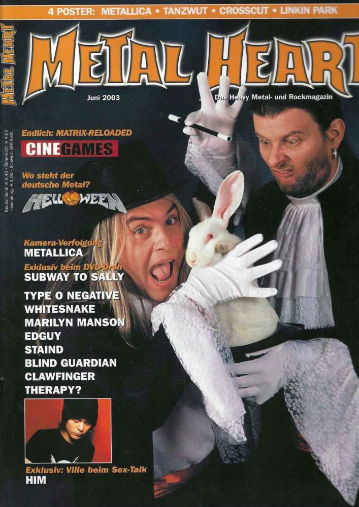 Metal Heart - Hardrockmagazin 06/2003 cover
