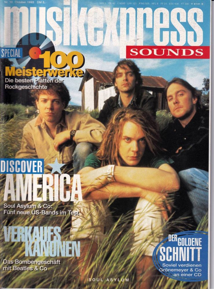 me sounds 10 1993 cover