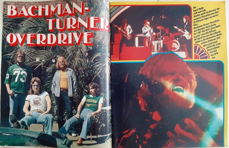 Musik-Express april 1975 Inhalt