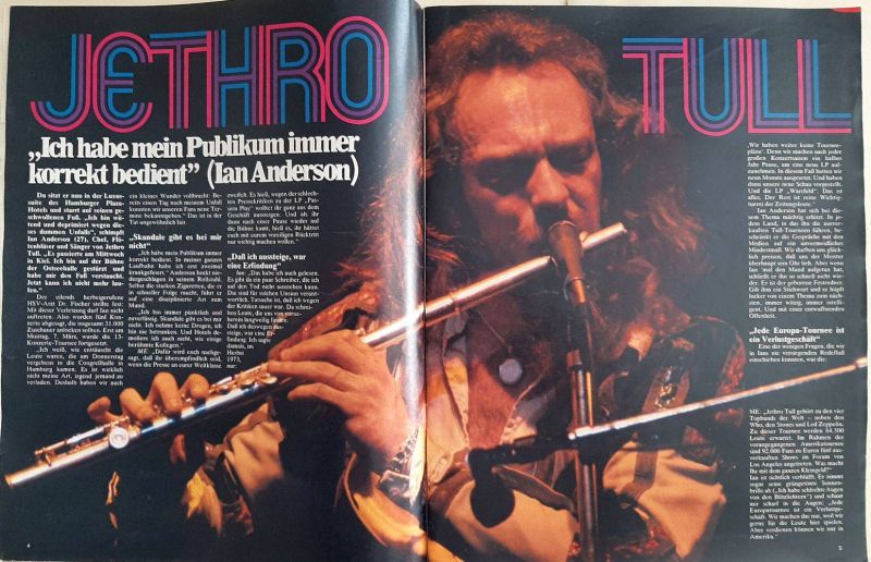 Musik-Express Juni 1975 Inhalt A