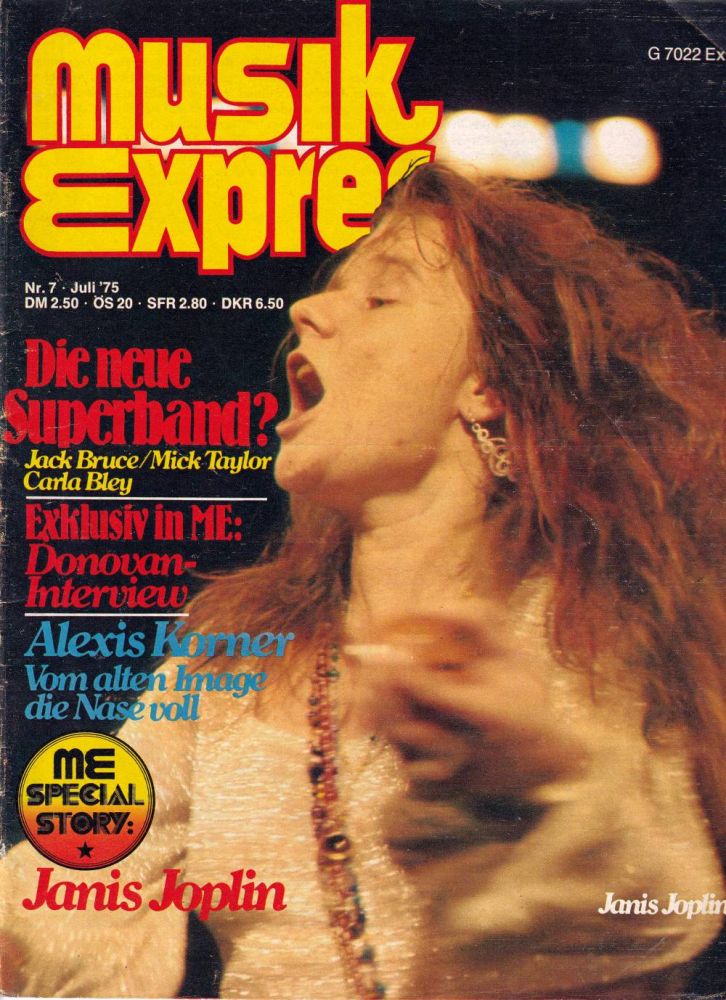 Musik-Express July 1975 cover
