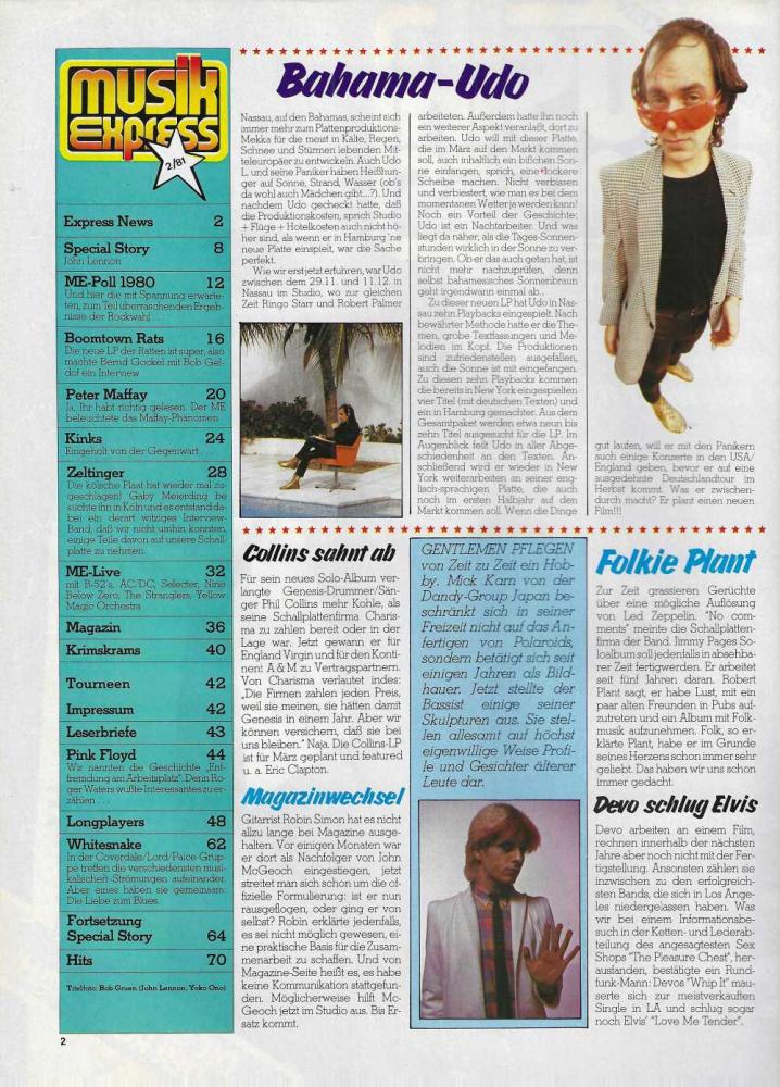 Musik Express 02 1981 content