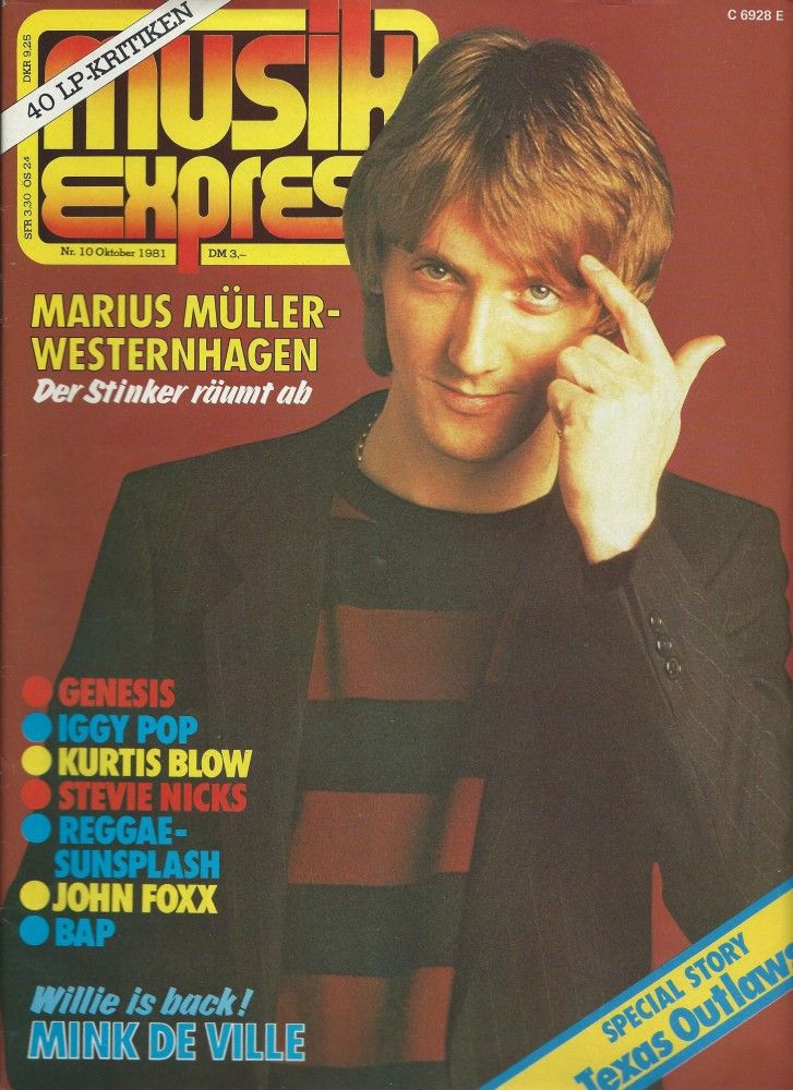 Musik-Express - Oktober 1981 cover