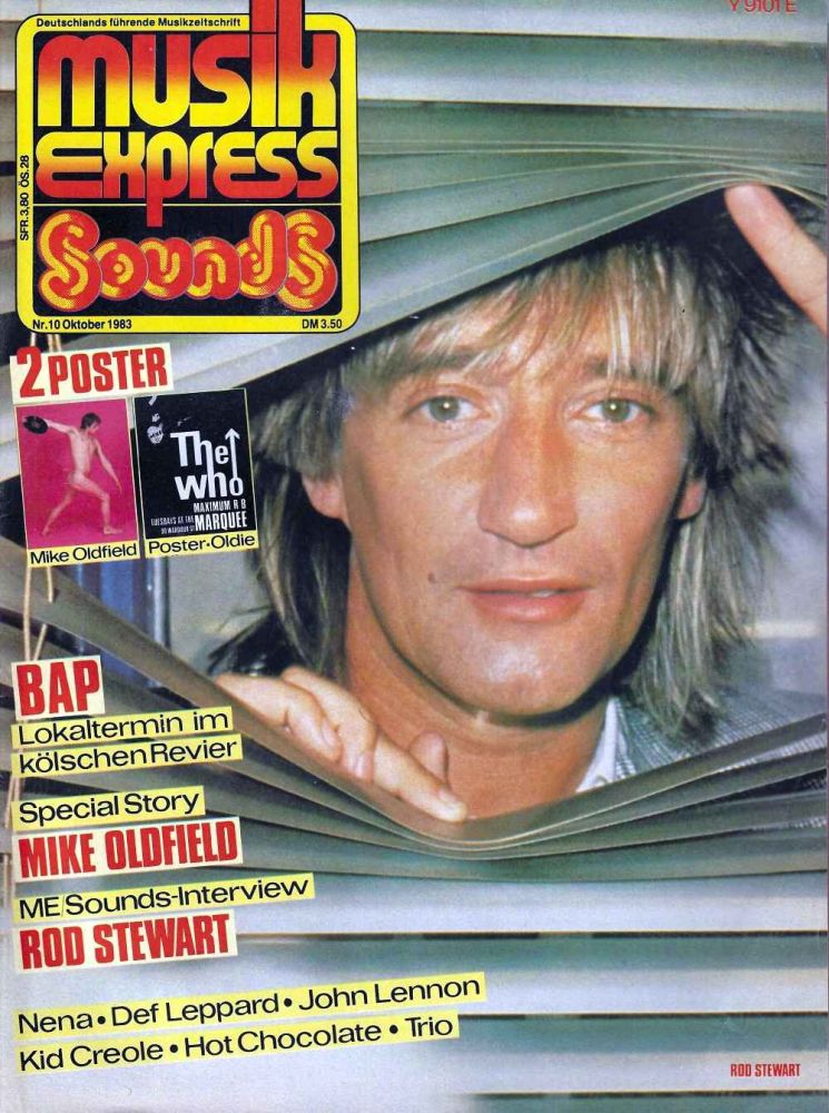 Musik-Express Sounds - Oktober 1983 Heftcover