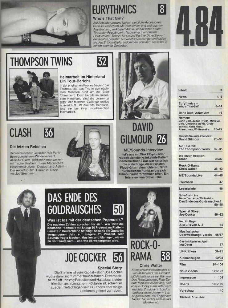 ME Sounds 04 1984 Inhalt