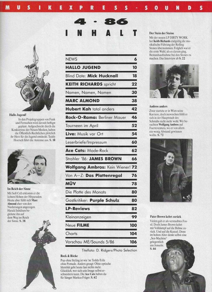 ME Sounds 04 1986 Inhalt