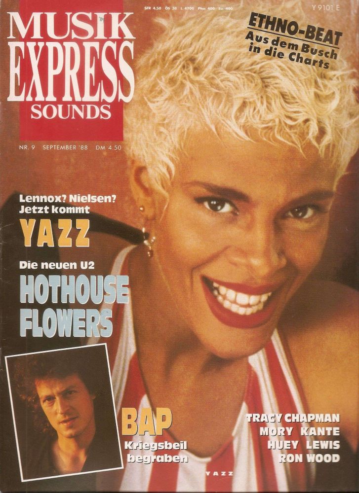 Musik-Express Sounds - September1988 Heftcover