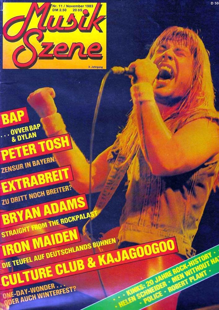 Musik Szene 11/83 Heftcover