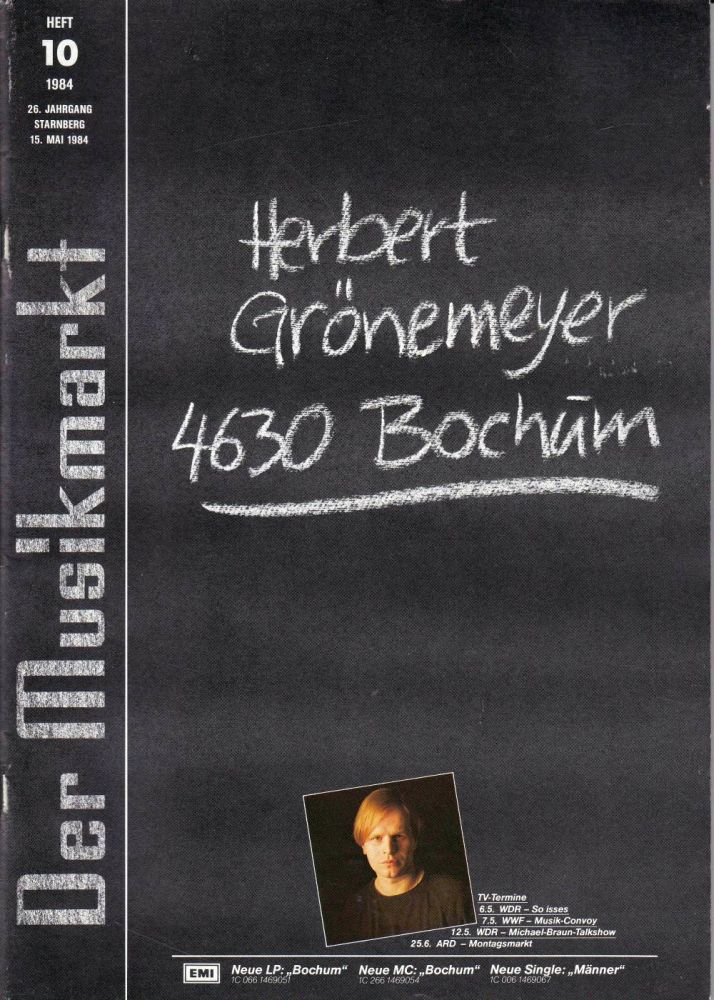 musikmarkt 10 1984 Heftcover