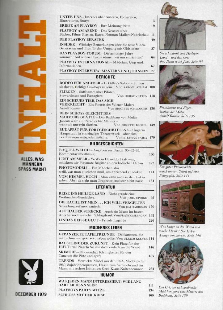 playboy 12 1979 content