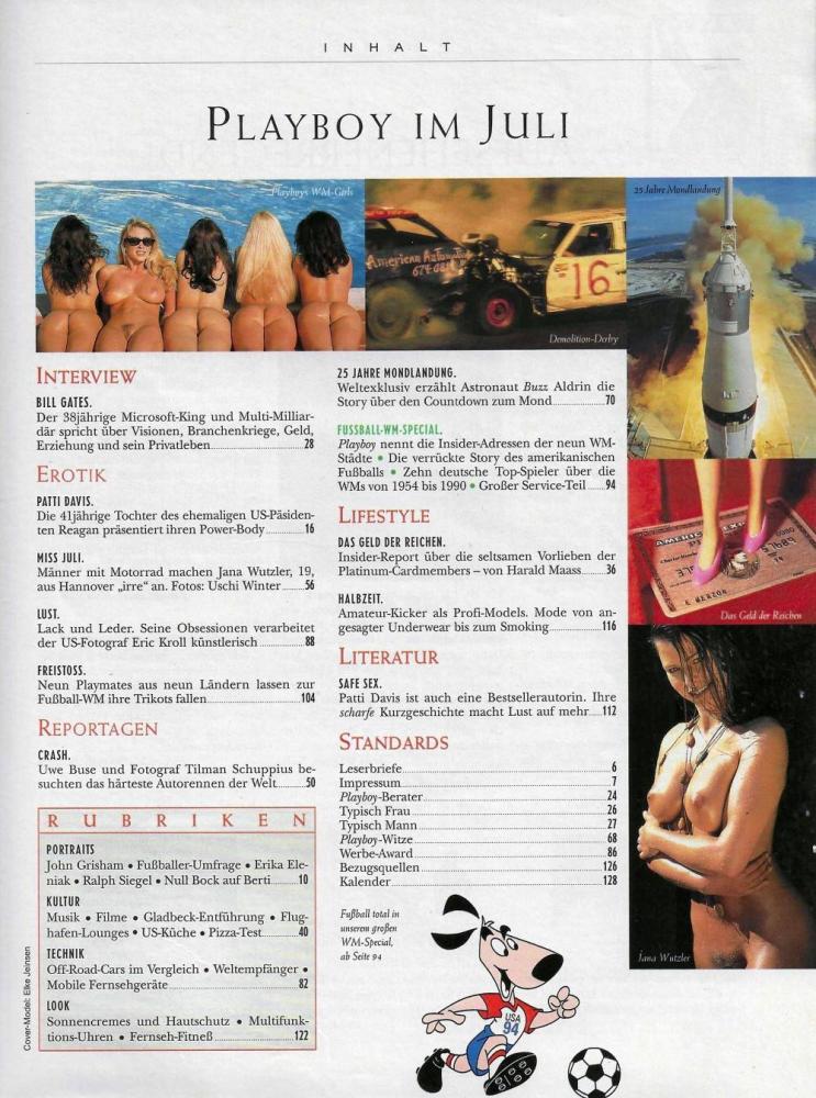 Playboy 07/1994 content