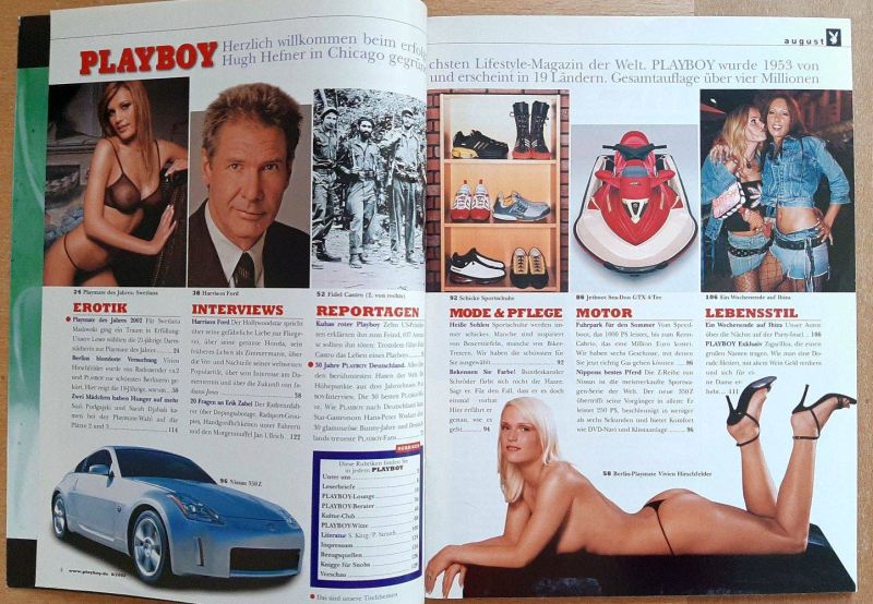 playboy 08 2002 index