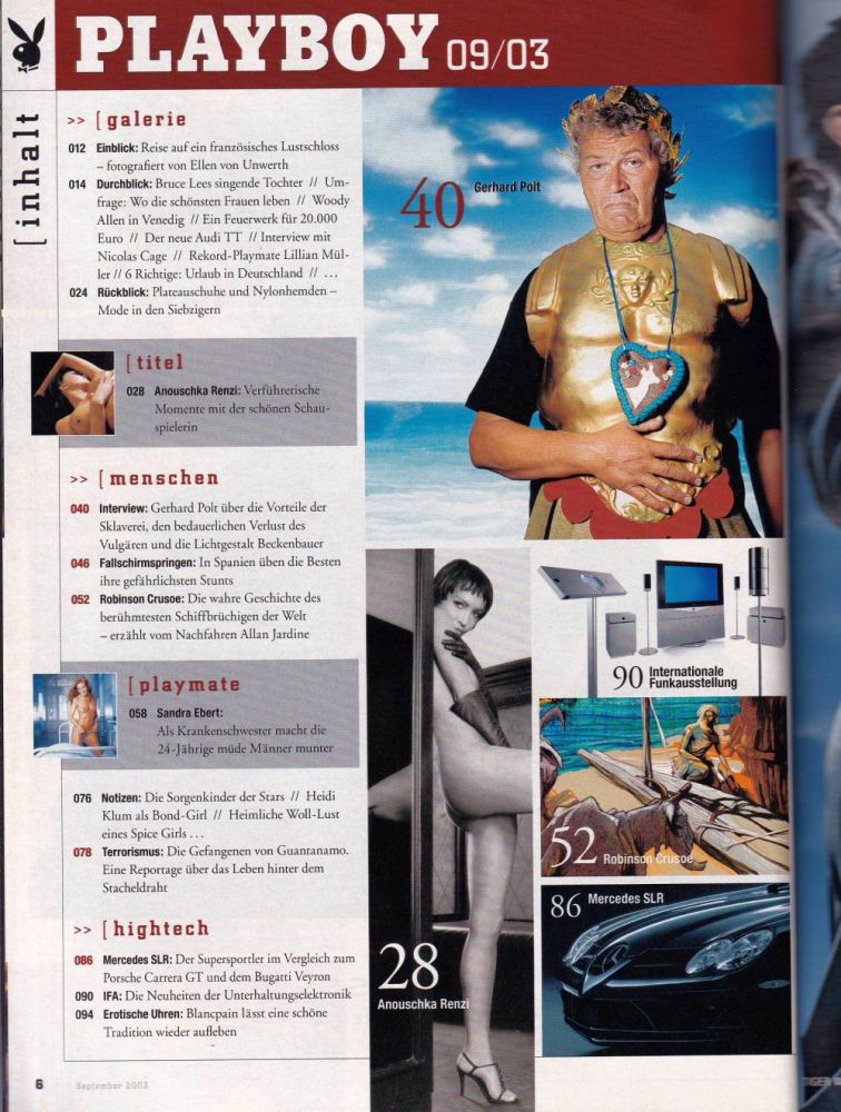 playboy 09 2003 Index a