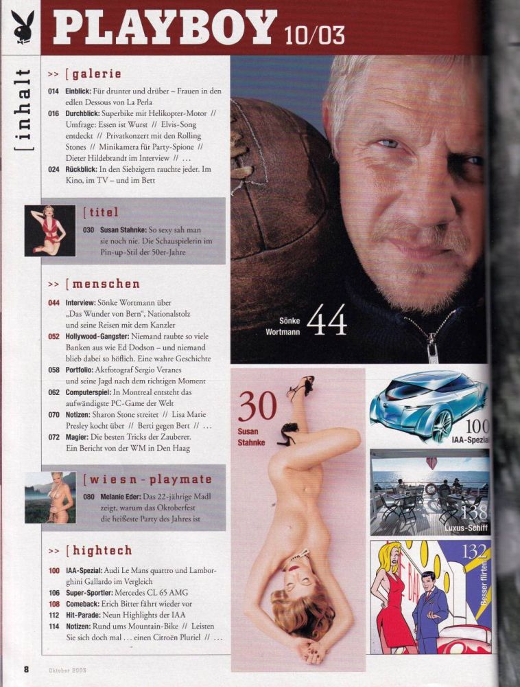 playboy 10 2003 Index a