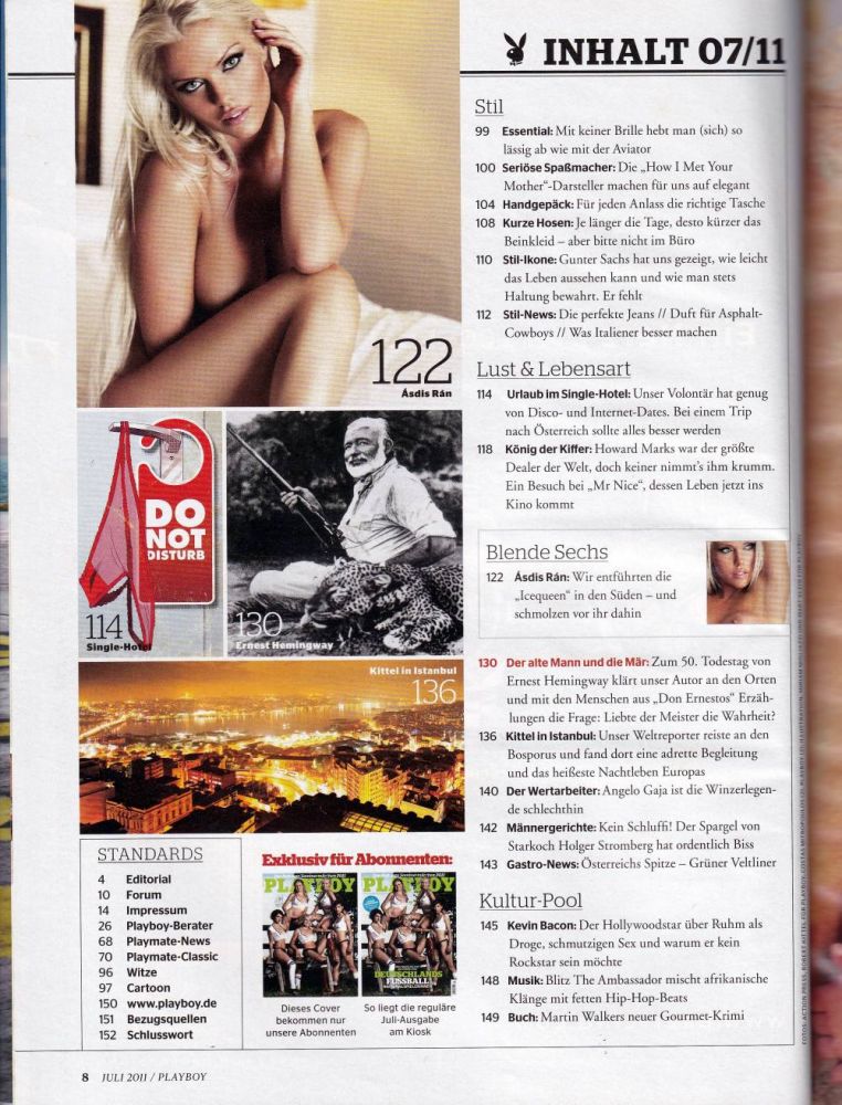 playboy 07 2011 Index b