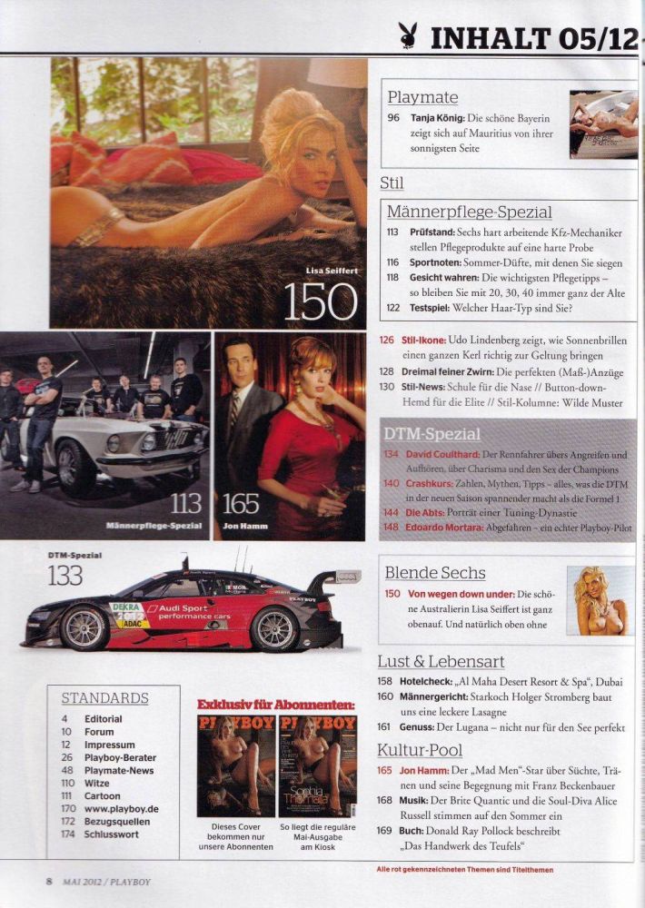 playboy 05 2012 Index B