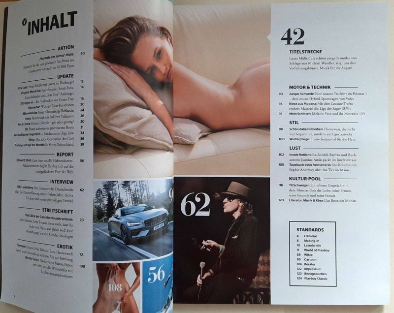 playboy 02 2020 Index