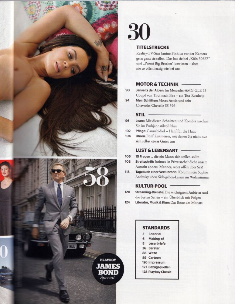 playboy 04 2020 Index B