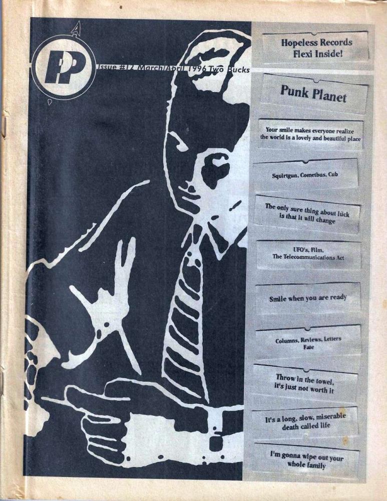 punk planet no 12 cover