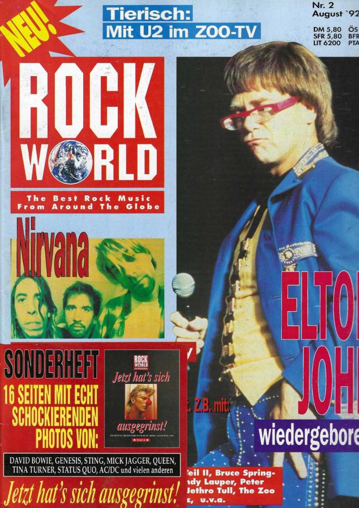 Rock World 08/1992 Heftcover