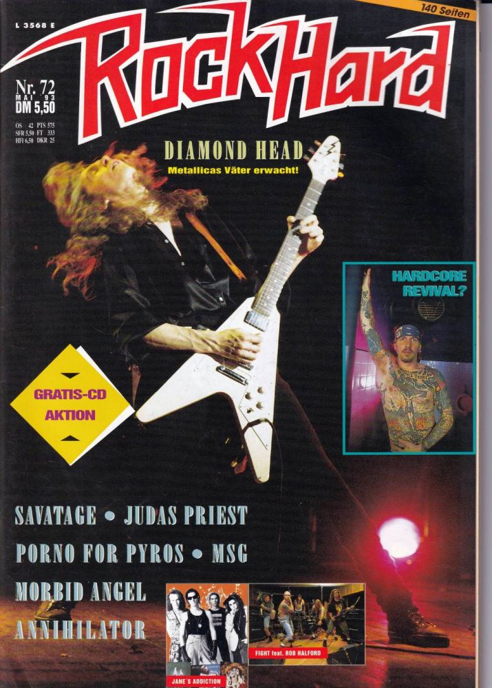 rock hard 05 1993 Heftcover